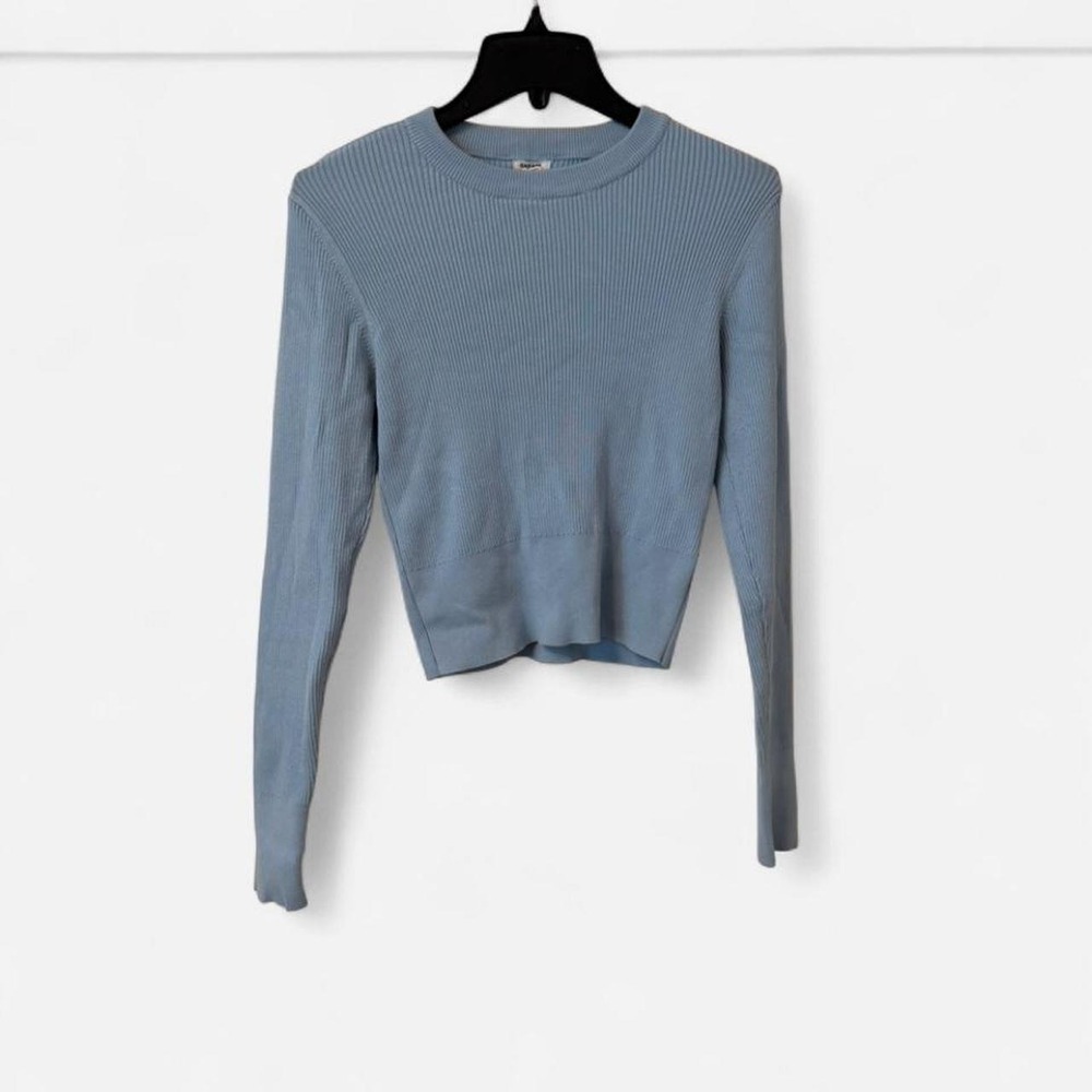 Garage blue cropped sweater Size M